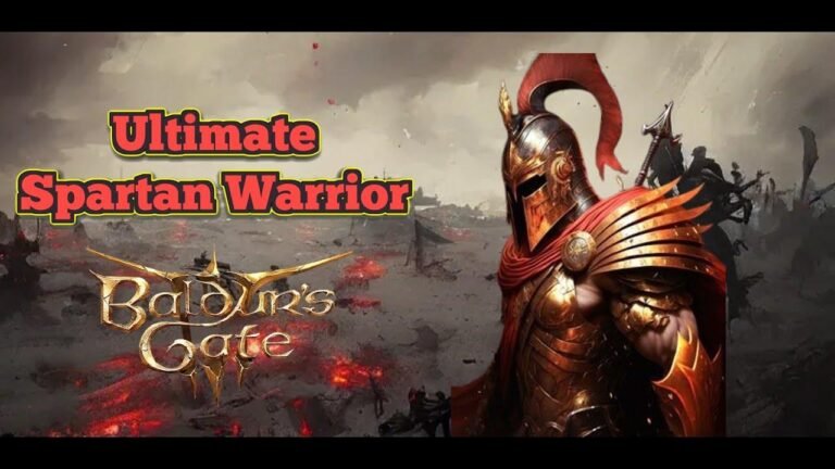 Baldur's Gate 3 Barbarian Fighter Multiclass Build Guide für den ultimativen Spartan Warrior