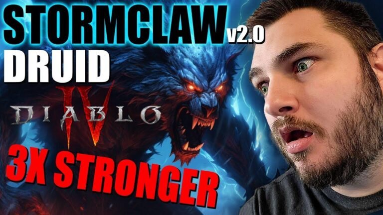 Diablo 4 Druiden-Bauanleitung: Rampage Stormclaw v2.0 (Nahkampf-DPS) für Endgame, Gauntlet, t100 und Bossing.