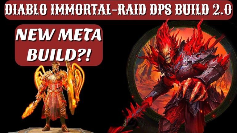 Top Crusader Raid Build für maximale DPS in Diablo Immortal - Ein Leitfaden für Crusaders