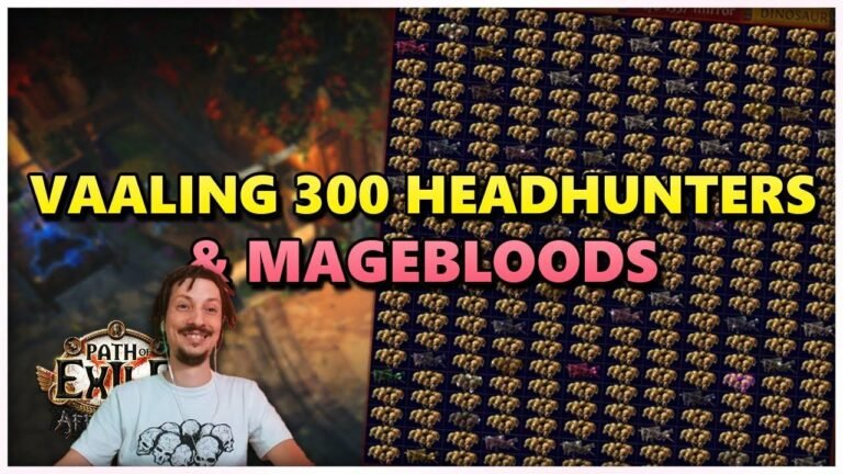 Highlight Reel #817: Vaaling 300 Headhunters & Magebloods in Path of Exile Stream. SEO-friendly, reader-friendly, and casually expressed.
