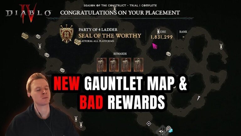 Diablo 4’s New Gauntlet Map Disappoints with Underwhelming Rewards