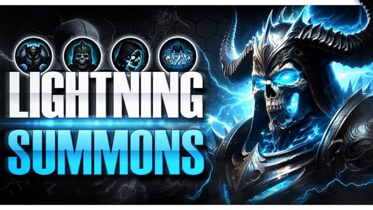The ultimate guide to summoning lightning as a necromancer in Diablo Immortal. Perfect for summoner-based builds.
