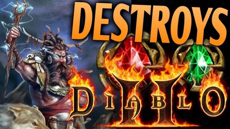 Check out this CRAZY DRUID build in Diablo 2 Resurrected! It’s absolutely insane!