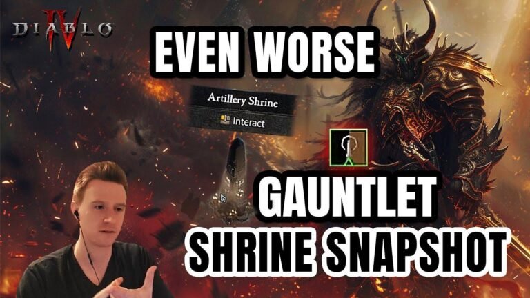 The situation at Gauntlet Shrine Snapshots has somehow deteriorated even further – Diablo 4
