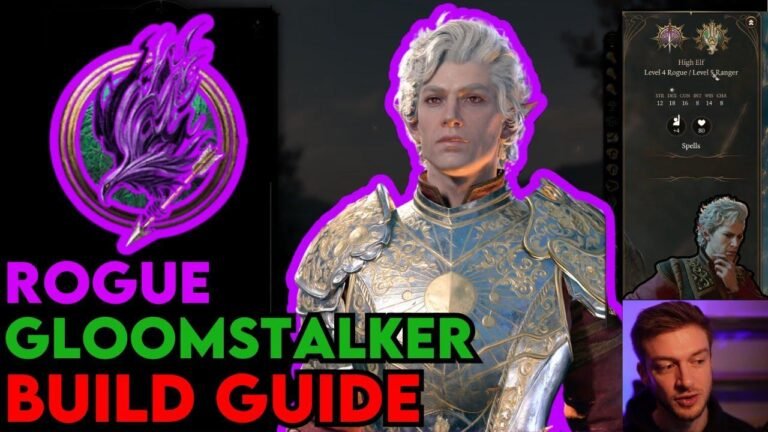 Guide for Building a Gloom Stalker Ranger / Rogue Multiclass in Baldur’s Gate 3