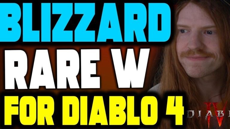 Blizzard Unveils Rare W for Diablo 4