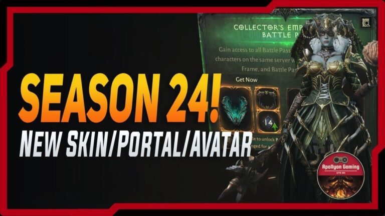 Check out the latest in Battle Pass Season 24 – with new skins, portals, and avatars for Diablo Immortal. Get a first look now!