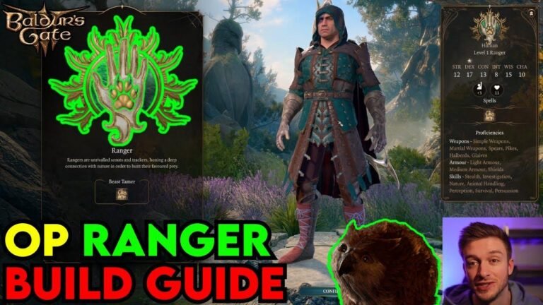 Baldur’s Gate 3: OP Minsc / BEAST MASTER Ranger Build Guide for Humans