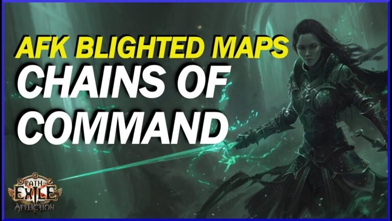 [POE 3.23] Chains Of Command Minion Auto Bomber – Easily AFK Blighted Maps and Explode All Mapping Content
