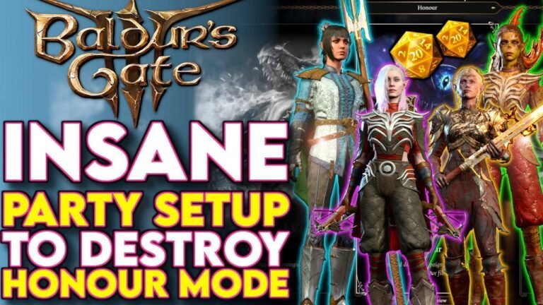 Crazy PARTY Build for Dominating Honour Mode in Baldur’s Gate 3 – Top Builds for Honour Mode in Baldur’s Gate 3