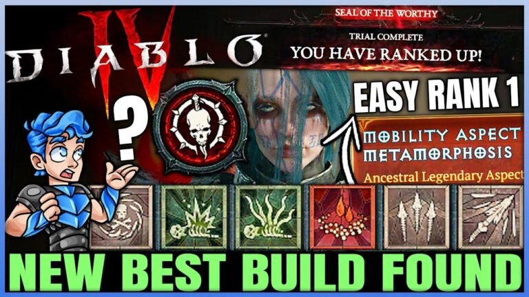 Diablo 4 – New Ultimate Necromancer Build for 1 Shotting Enemies Fast – New Blood Aspect is Overpowered – Step-by-step Guide!