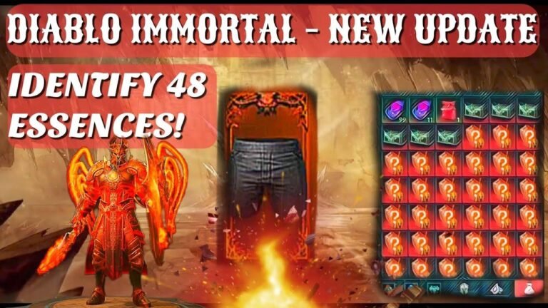 Seht euch die fantastischen neuen Lightstriders-Hosen in Diablo Immortal für die Kreuzritter-Klasse an. Die neue Essenz sieht fantastisch aus!