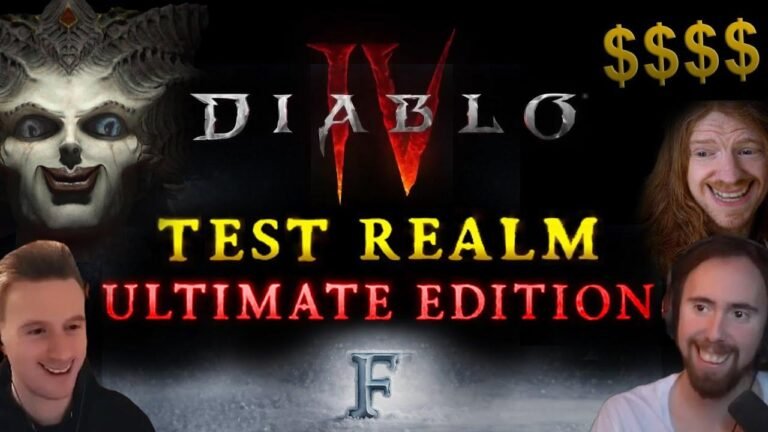 Diablo 4 Test Realm Ultimate Edition Gauntlet Reactions” can be rewritten as “Reactions to Diablo 4 Test Realm Ultimate Edition Gauntlet”.