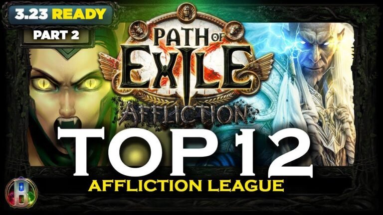 [Patch 3.23] Beste 12 Affliction Builds - Teil 2 für Path of Exile - POE Affliction League - POE Builds