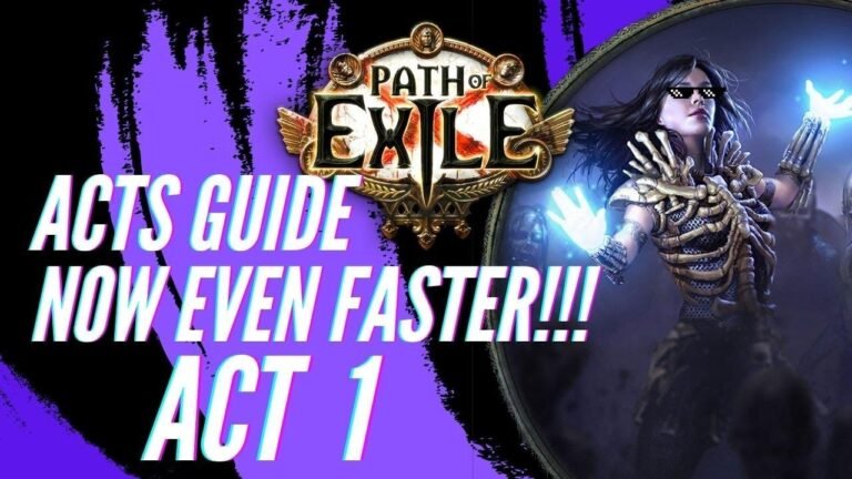 Path Of Exile / Speed Leveling Tipps & Tricks / Schritt-für-Schritt Anleitung/Akt 1 für Anfänger und Veteranen gleichermaßen. Einfach zu folgen für alle Spieler. V2