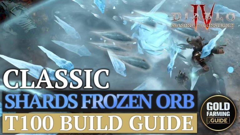 Diablo IV: Classic Ice Shards Frozen Orb Build – A Guide for Season 3 & Eternal on Pure Frost Sorceress