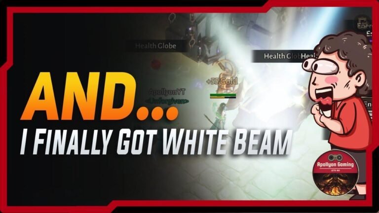 Finally, I got a white beam! Can you guess which gem? xD – Diablo Immortal