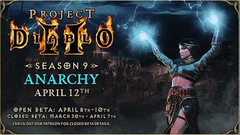 Project Diablo 2 Anarchy Season 9 (PD2) ist die neunte Saison des beliebten Mods für den Spieleklassiker Diablo 2. Mit neuen Features und Herausforderungen bietet es eine spannende und frische Erfahrung für die Spieler.