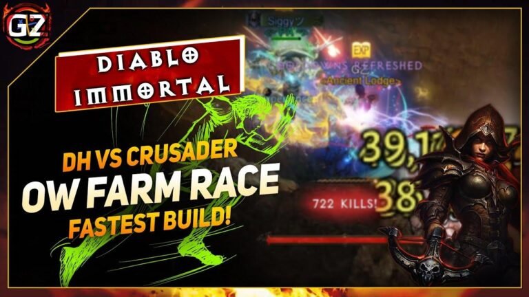 DH vs Crusader Speed Farming Race | Schnellste Builds | Diablo Immortal