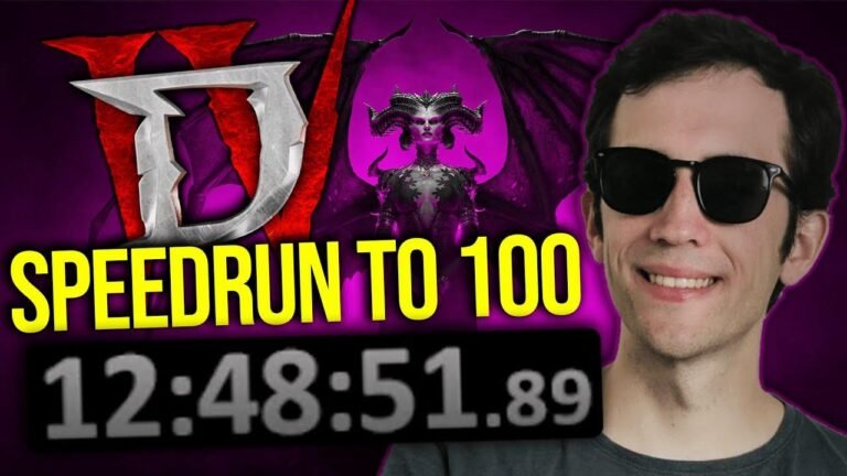 Diablo 4 – My Fastest Speedrun From Level 1 to 100!