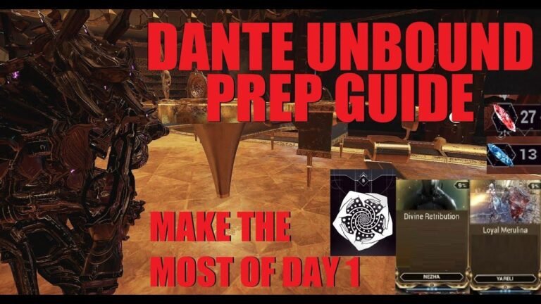[Warframe] Vorbereitung auf "Dante Unbound" - Warframes letztes Update 2024 und wie man sich vorbereitet