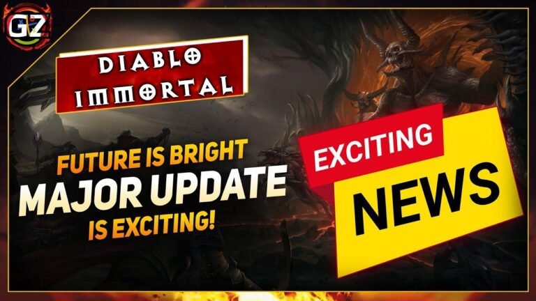 Aufregendes Major-Update enthüllt, strahlende Zukunft für Diablo Immortal