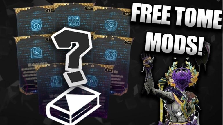 Grab your free Warframe Tome Mods this week! Twitch Drops for Warframe from March 18 to 23.