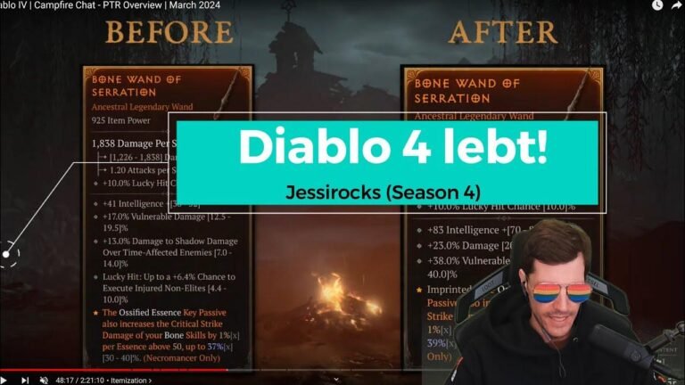 Diablo 4 lebt und ist quicklebendig! Die Wiederauferstehung kommt mit Season 4 und bringt neues Leben in das Spiel.