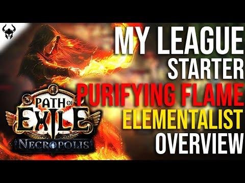 Ich habe es gerade bekommen! Beginnend mit dem Ignite Purifying Flame Elementalist für die neue PoE-Liga [My Starter Build] in Version 3.24!