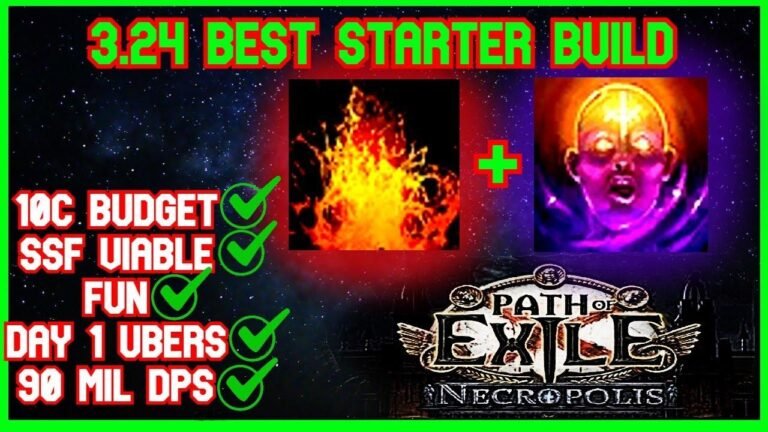 [Updated for Path of Exile Patch 3.24] Best League Starter Build