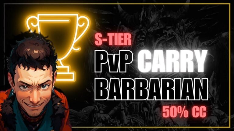 Dominiere PvP und erobere Schlachtfelder: Entfessle das ultimative Barbaren-Build in Diablo Immortal!
