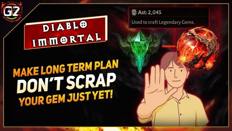 Extend the Lifespan of Your Legendary Gem in Diablo Immortal!