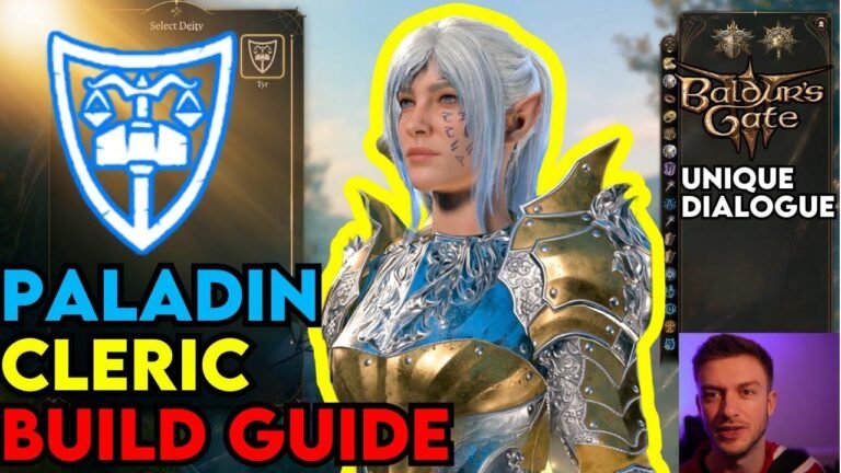Baldur’s Gate 3: Paladin Cleric Multiclass Build Guide