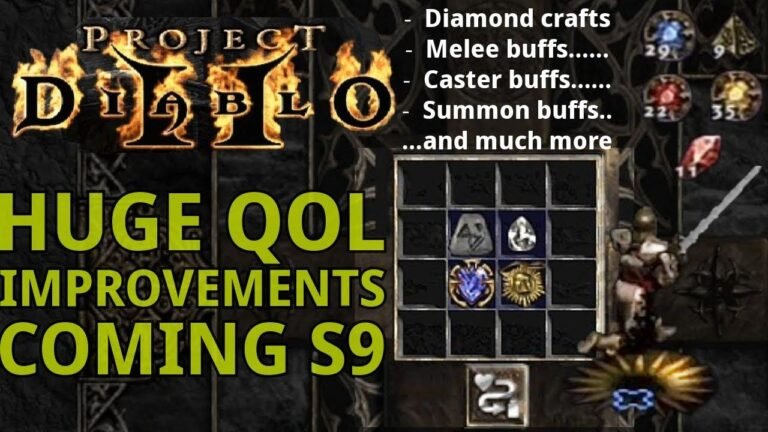 Exciting QoL updates in Project Diablo 2 (PD2) season 9! [Insights from dev streams]
