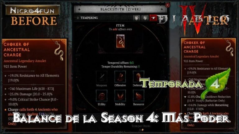 Diablo IV - Balancing Power Creep für Saison 4 [Lagerfeuer 20-03]