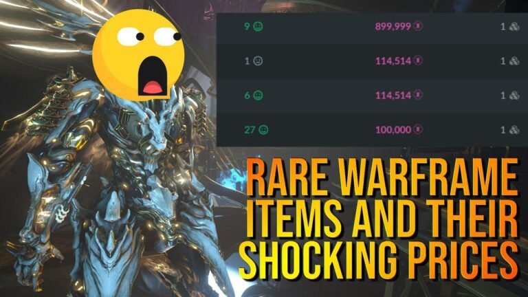 Are these Warframe ITEM PRICES making you rethink your platinum farming?