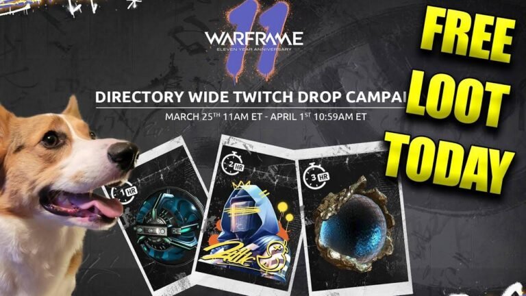 Get ready for free Warframe Fortuna Twitch Drops starting today!