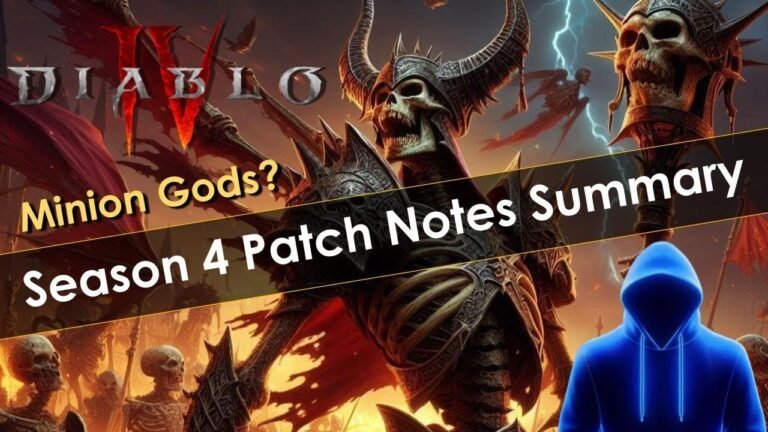 Die besten Neuigkeiten aus dem Season 4 Update von Diablo 4!
