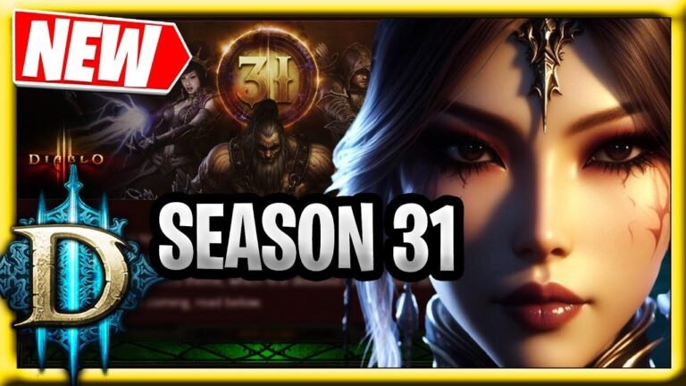 Get ready for the upcoming Diablo 3 Season 31 with exciting new updates!
