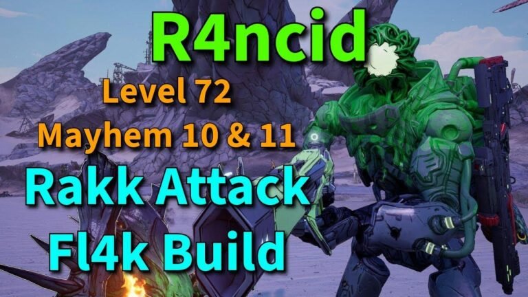 Ultimate Fl4k Rakk Attack Level 72 Build Unveiled