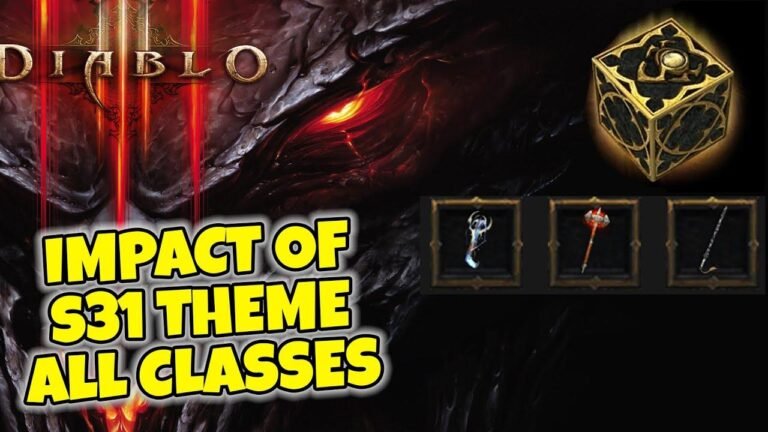 Auswirkungen des Themas der Saison 31 auf jede Klasse in Diablo 3