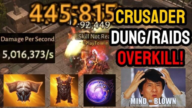 Game-Changing Crusader Build for Dungeons and Raids in Diablo Immortal