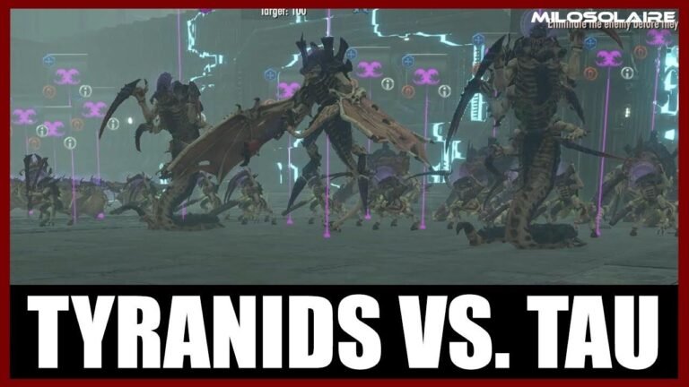 Epic Battle: Tyranids vs Tau in Warhammer 40K Seize and Control