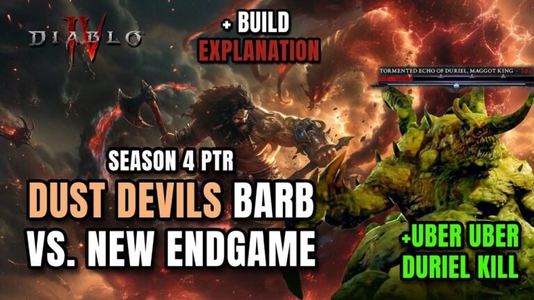 New Hard Endcontent Unveiled in Diablo 4’s PTR Season 4