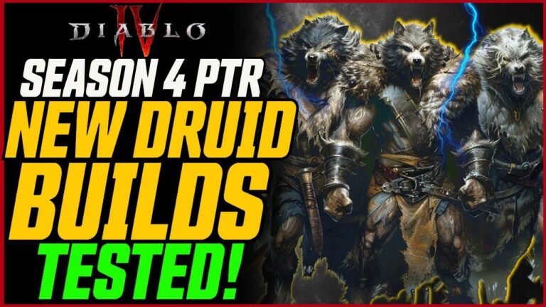 Exciting Diablo 4 PTR: Druids Get Companion Upgrade with New Uniques!