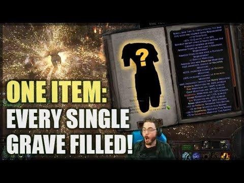 Crafting ONE item with EVERY grave filled in Path of Exile’s Necropolis League