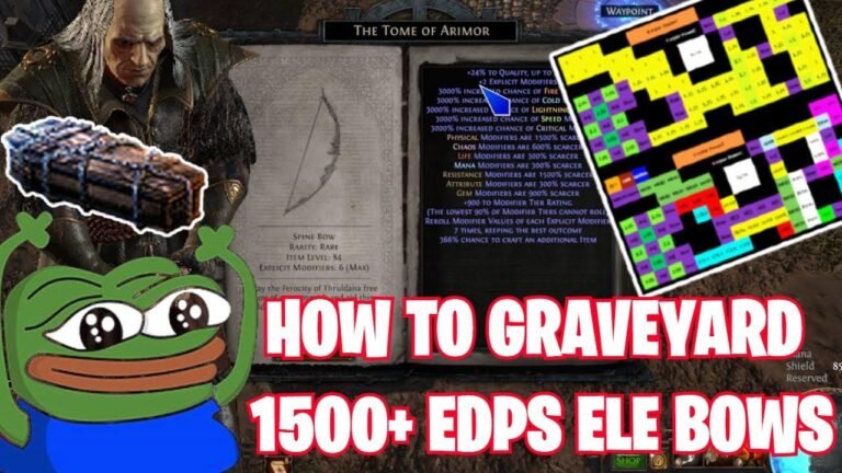 Complete Crafting Guide for Necropolis in Path of Exile 3.24 with 1500+ ELE BOW Options