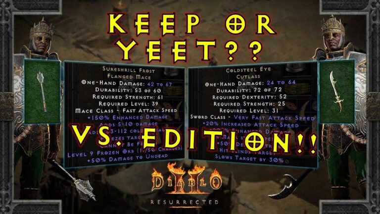 D2: Resurrected – Keep or Yeet?? VS. Edition!
