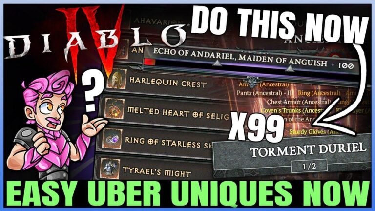 Exciting News: Diablo 4 Season 4 Introduces New Uber Boss and Uber Uniques – A Guide for Everyone!