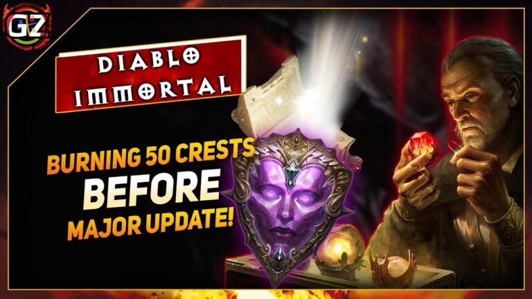 Prepping for Major UPDATE: Using 50 Legendary Crests in Diablo Immortal